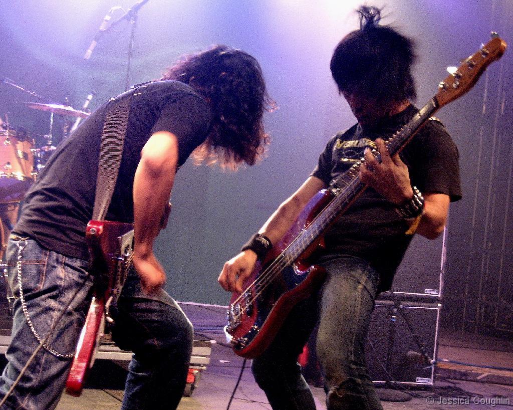 Aki Morimoto And Kazuto Maekawa Of The Electric Eel Shock 